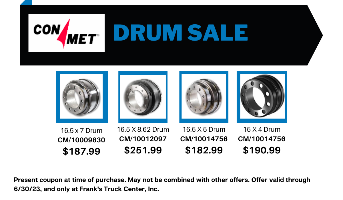 Commercial Truck Parts Specials Frank's New Jersey & NY